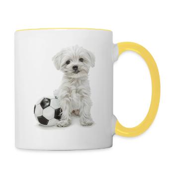 Maltese - Contrasting Mug - white/yellow - Right