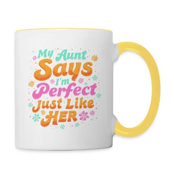 PERFECT - Contrasting Mug - white/yellow - Right