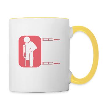 You Should See The Other Guy Vintage - Contrasting Mug - white/yellow - Right