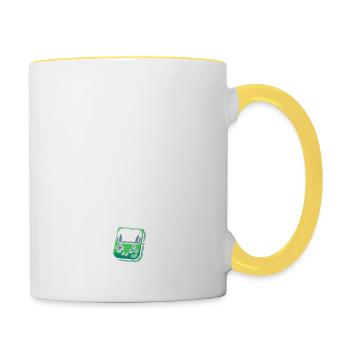 Neue Quests: Gleicher Spieler, Gaming-Abenteuer - Tasse zweifarbig - Weiß/Gelb - Rechts