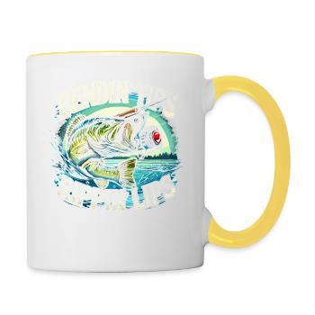 Bending Tips Rippin' Lips - Tasse zweifarbig - Weiß/Gelb - Rechts