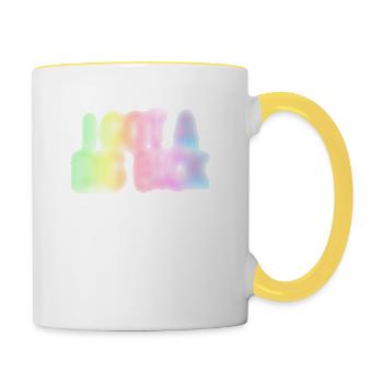 I Got A Dig Bick You That Read Wrong - Tasse zweifarbig - Weiß/Gelb - Rechts