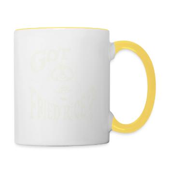 Haben Sie gebratenen Reis? - Tasse zweifarbig - Weiß/Gelb - Rechts