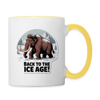 MAMMOTH - Contrasting Mug - white/yellow - Right