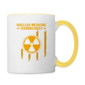 Röntgentechniker - Tasse zweifarbig - Weiß/Gelb - Rechts