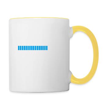 Prochaine connerie en Cours Cadeau Humour Original - Mug contrasté - blanc/jaune - Droite