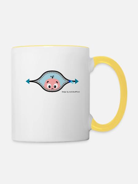 BabyBoy - Tasse zweifarbig - Weiß/Gelb