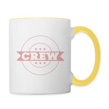 Crew Member - Contrasting Mug - white/yellow - Right