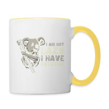 Koala Koala Bear - Contrasting Mug - white/yellow - Right