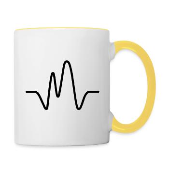 Pulse - Contrasting Mug - white/yellow - Right