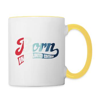 Born in 2005 - Limited Edition - Birthday - Contrasting Mug - white/yellow - Right