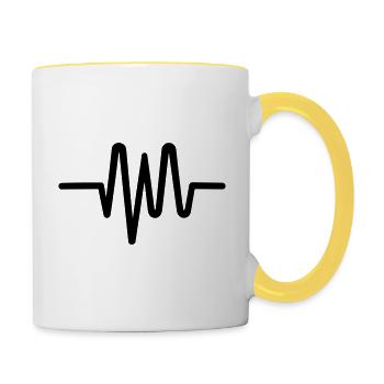 Pulse - Contrasting Mug - white/yellow - Right