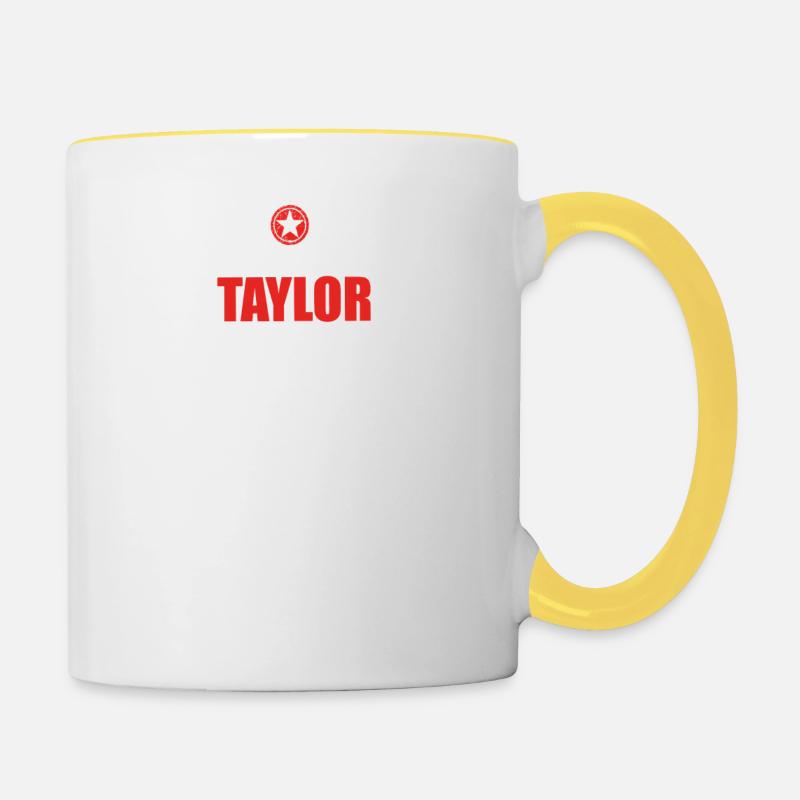 Geschenk it s a thing birthday understand TAYLOR - Tasse zweifarbig - Weiß/Gelb