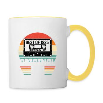 Édition Limitée Du Meilleur De L'original De 1925 - Mug contrasté - blanc/jaune - Droite