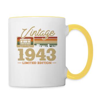 Anniversary 1943 Limited Edition - Contrasting Mug - white/yellow - Right