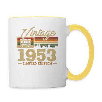 Anniversary 1953 Limited Edition - Contrasting Mug - white/yellow - Right