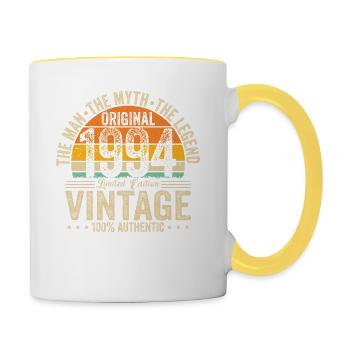 Cult Classic, Millésime 1994 - Mug contrasté - blanc/jaune - Droite