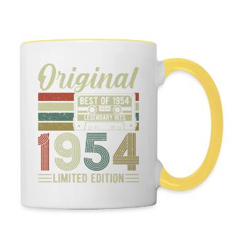 1954 - A Year of Legends - Contrasting Mug - white/yellow - Right