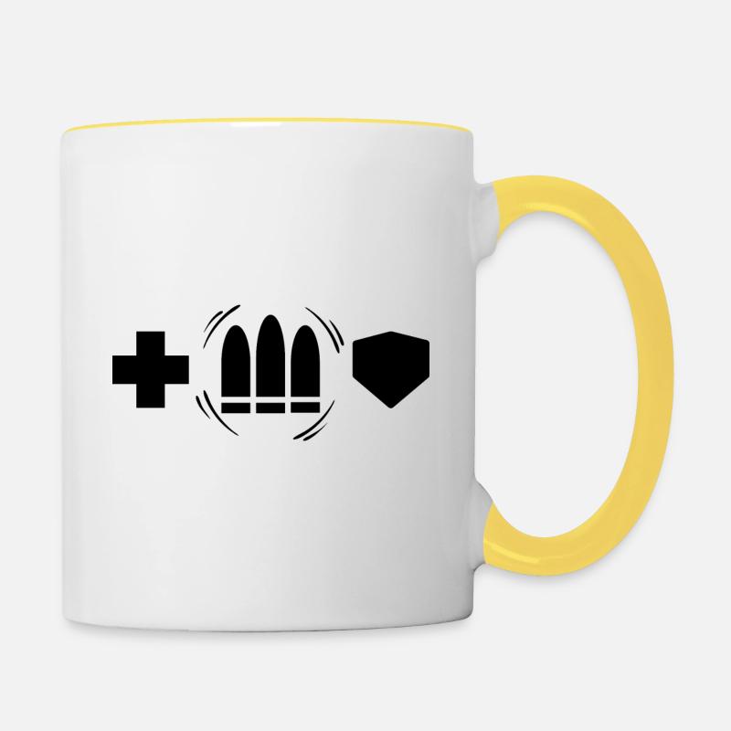 DPS - Contrasting Mug - white/yellow
