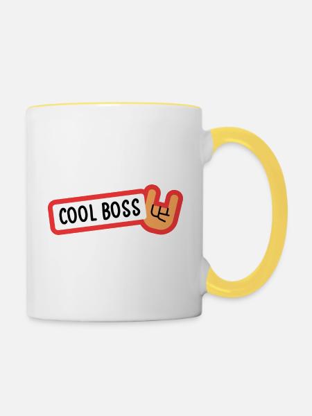Cool Chef - Tasse zweifarbig - Weiß/Gelb