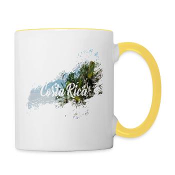 Costa Rica - Contrasting Mug - white/yellow - Right