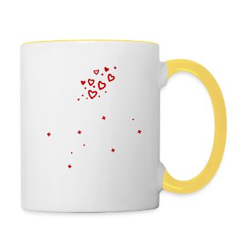 It's a Heidi thing you would not understand! Surname - Contrasting Mug - white/yellow - Right