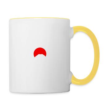 Mount Fuji - Contrasting Mug - white/yellow - Right