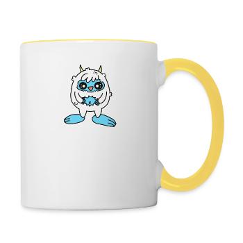 YETI - Mug contrasté - blanc/jaune - Droite