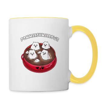 Pommarshmellow - Contrasting Mug - white/yellow - Right
