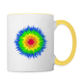 Tye Dye (StarOne Edition) - Contrasting Mug - white/yellow - Right