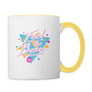 Feel The Bern - Contrasting Mug - white/yellow - Right