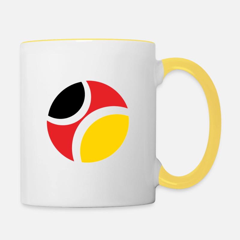 DL1 - Contrasting Mug - white/yellow