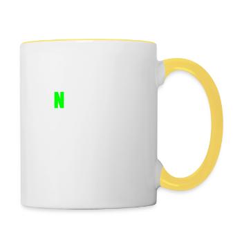 Motorcycle Gift Gift Idea for Motorcyclists - Contrasting Mug - white/yellow - Right
