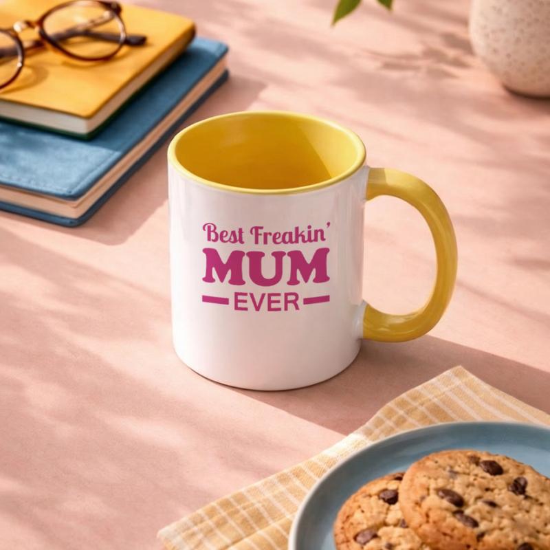 Mum Tasse zweifarbig