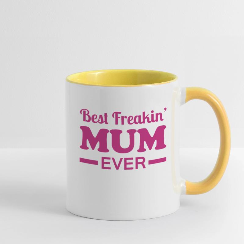 Mum Tasse zweifarbig