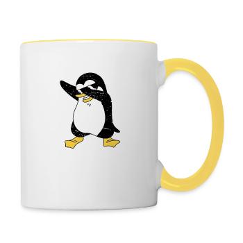 Sudo rm RF Admin Sysadmin Java Linux Gift - Contrasting Mug - white/yellow - Right