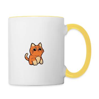 several personalities Sarcastic and Moody Ges - Contrasting Mug - white/yellow - Right