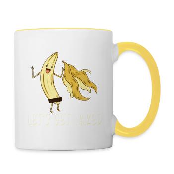 banana - Contrasting Mug - white/yellow - Right