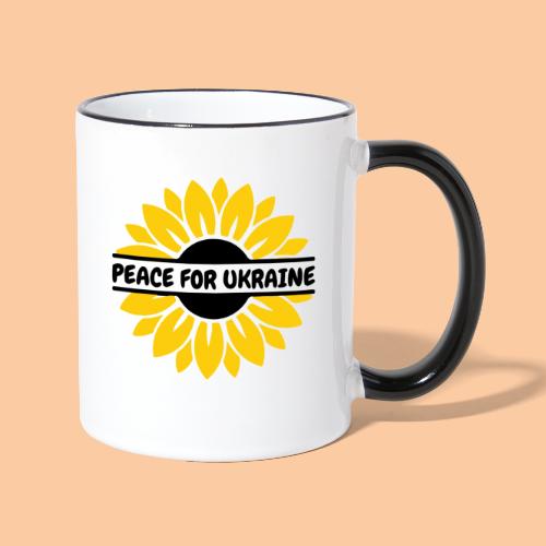 Sunflower - Peace for Ukraine - Contrasting Mug