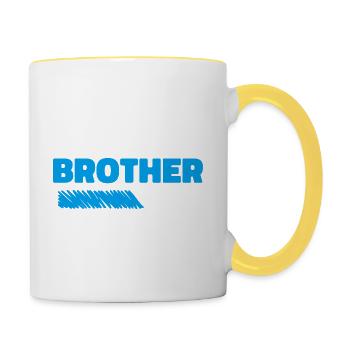 Big Brother Loading 2025 Promoted To Big Brother - Mug contrasté - blanc/jaune - Droite