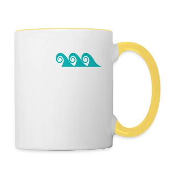 Vitamin Sea - Vitamin C / Gift idea - Contrasting Mug - white/yellow - Right