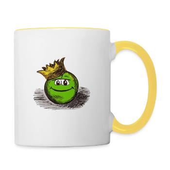 Princess Pea - Contrasting Mug - white/yellow - Right