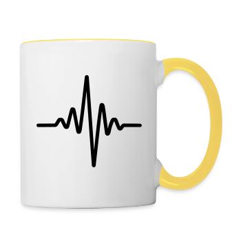 Pulse - Contrasting Mug - white/yellow - Right