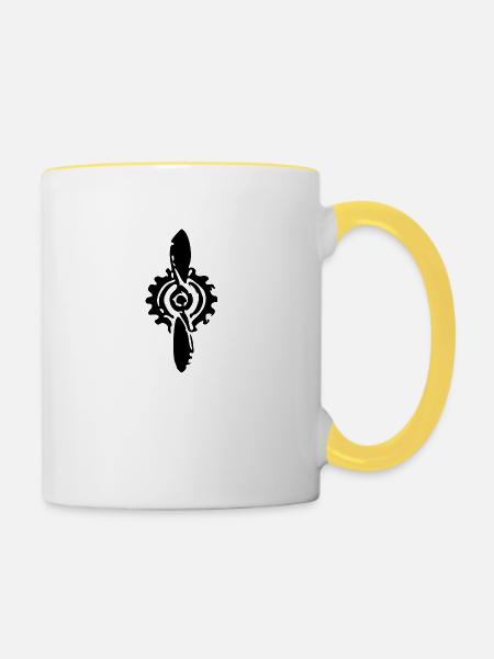 Assistenz Mechaniker - Tasse zweifarbig - Weiß/Gelb