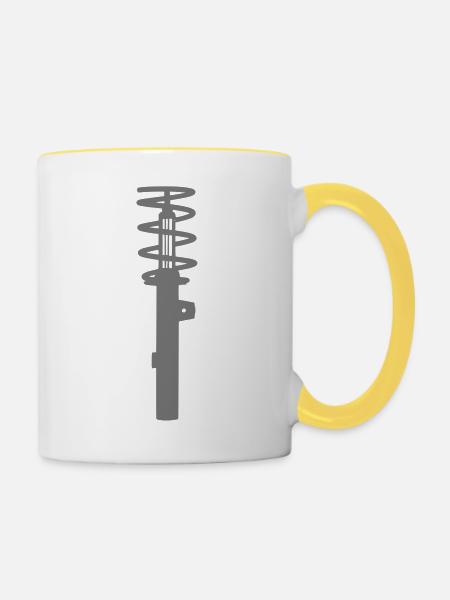 stance - Tasse zweifarbig - Weiß/Gelb