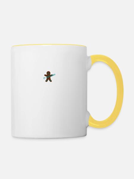 It's Funny - Tasse zweifarbig - Weiß/Gelb