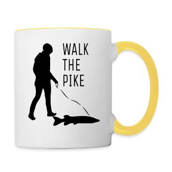 Walk The Pike - Contrasting Mug - white/yellow - Right