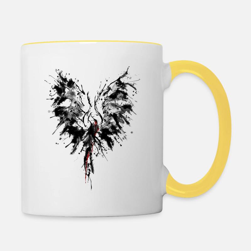 Phoenix - Contrasting Mug - white/yellow