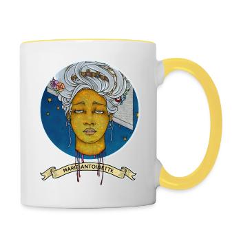 MARIE ANTOINETTE - Contrasting Mug - white/yellow - Right