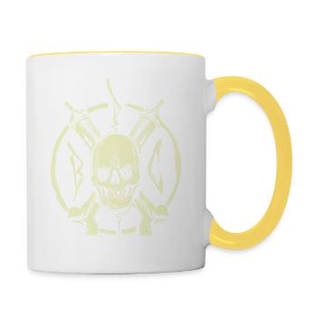 BPC_Braincans - Tasse zweifarbig - Weiß/Gelb - Rechts
